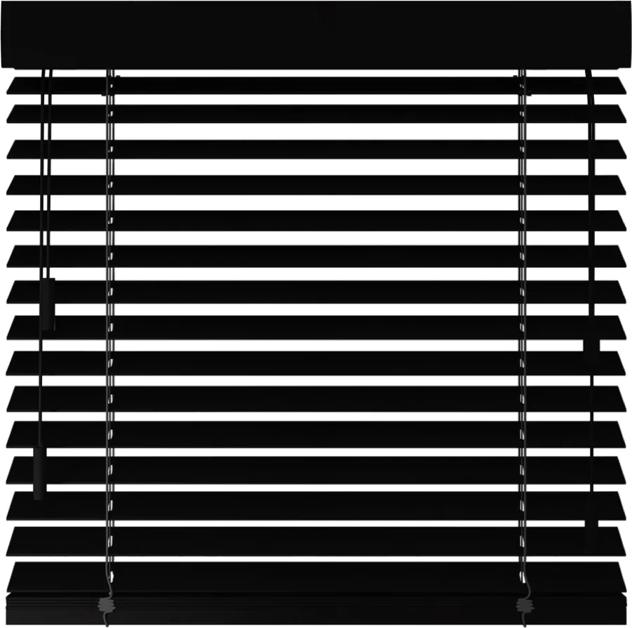 มู่ลี่สีดำ MR Curtain — black venetian blinds